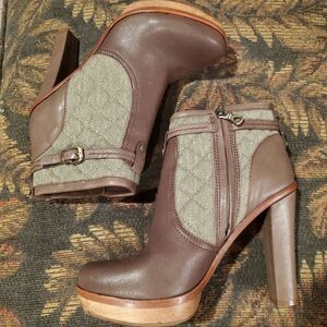 BCBGMaxAzria Kingston Brown Leather Boot